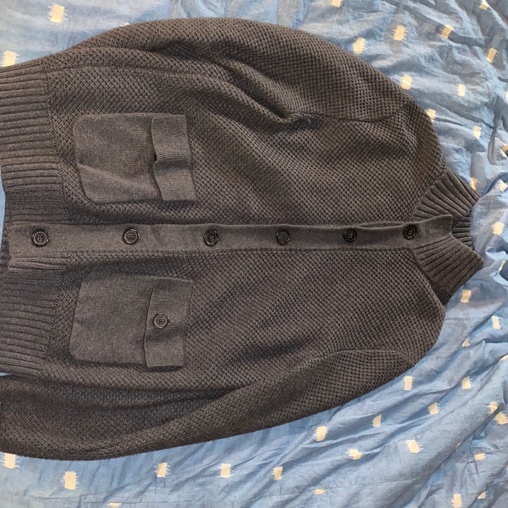 Gray, soft Cardigan from Banana Republic